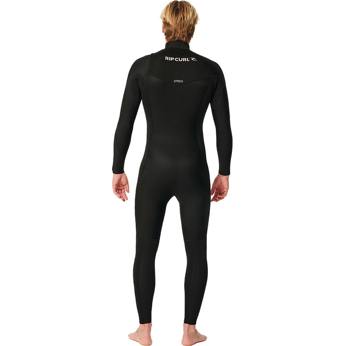 2024 Rip Curl Hombres Dawn Patrol Performance 5/3mm Chest Zip Neopreno 15CMFS - Black